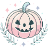 Happy pastel pumpkin