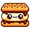 Kawaii Chocolate Cookie