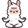 Pastel Zen Alpaca