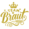Team Bridal Gold Glitter