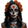 Sugar Skull Floral Queen