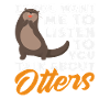 Gespräch Über Otter Seeotter Cartoon