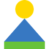 Geometric Triangle Sunrise
