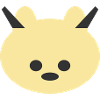 Horned Bear Cuddly Icon