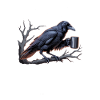 Crow Coffee Saying