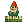 GartenGnome Saying: My Lawn My Rules