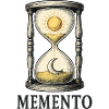 Memento Sablier Soleil et Lune