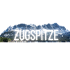 Zugspitze - Design with lettering & mountain shilouette