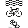 Triathlon - Swimming, Cycling and Running
