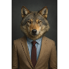 Wolf in a suit