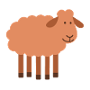 Sheep with 5 legs rare pearl