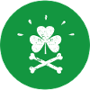 Joyeuse Roger Shamrock Saint-Patrick