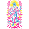 Neon Skeleton Guitarist