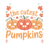 Sweet pumpkins in autumn teacher
