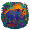 Rhino with family