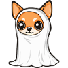 Chihuahua Dog Halloween Ghost