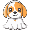 Beagle Dog Halloween Ghost
