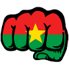 Burkina Faso Flag Fist