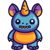 Rhino Halloween Zombie