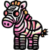 Zebra Halloween Zombie