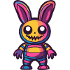 Bunny Halloween Zombie