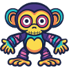 Monkey Halloween Zombie