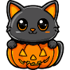 Cat Halloween Cat Comic