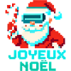 Santa Pixel VR Joyeux Noël