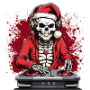 X-mas Skull Dj