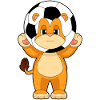 Lion Soccer Player Soccer
