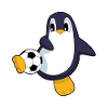 Penguin Soccer Player Soccer