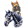 Halloween Pferd Pferde