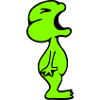 Frog screaming angry angry unhappy angry