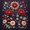 Purple Night Flowers
