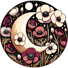 Moonlit Bloom Circular
