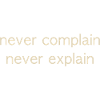 never