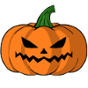 Bold Jack O Lantern Pumpkin