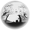 Haunted Forest Cauldron Silhouette