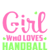 einfach ein Mädchen, das Handball liebt