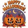 Cuddly Pumpkin Heads Halloween