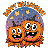 Cuddly Pumpkin Heads Halloween Duet