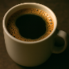 A cup of black coffee