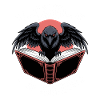 Raven over Book Reading Motif