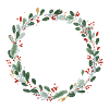 Couronne rouge vert - Personnalisable