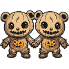 Bear Halloween Team Funny