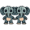 Elephant Halloween Team Funny