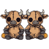 Bull Halloween Team Funny