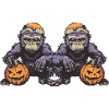 Gorilla Halloween Team Funny