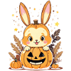 Halloween Hase 
