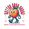Funny Peach Saying Fruit Lover Peaches